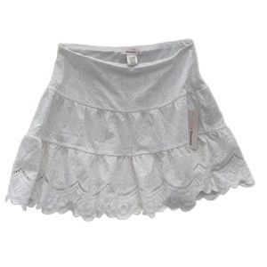 NWT Eyelet Mini Skirt